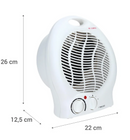 Termoventilador Electrico 1800 W Fh04-W Blanco