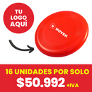 Frisbee Plastico Rojo (Impresion full color)
