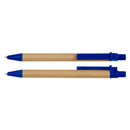 Boligrafo Ecologico ( Azul, Impresion Un Color)