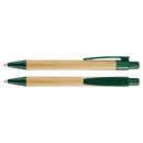 Boligrafo Bamboo Sustenta (Verde, Impresion Un Color)