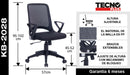 Silla Ejecutiva Basic Ergonomica Tecnoplus