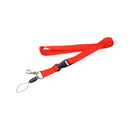 Lanyard Premium Texturado (Rojo, Impresion Un Color)