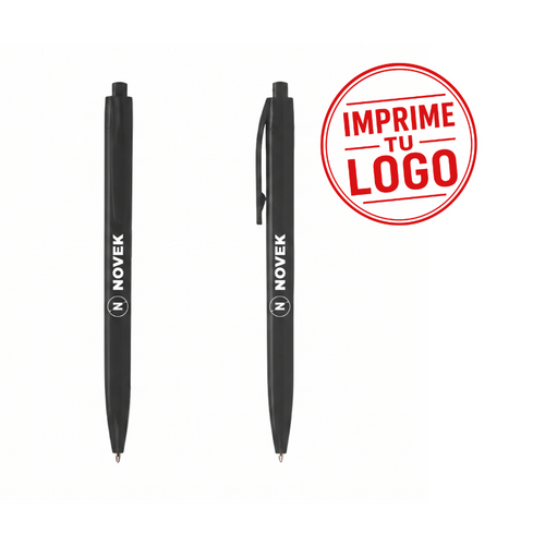 Boligrafo «Tito» (Negro, Impresion Un Color)