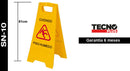 Señaletica Piso Humedo Piso Mojado Amarillo 61 Cm