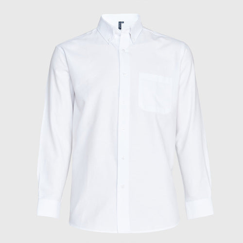 Camisa Oxf. M/Larga Bol Pegado Blan XXL
