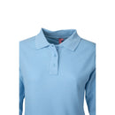 Polera Pique M/Larga Muj 80/20 Celeste L