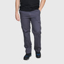 Pantalon Gabardina Cargo Algodon Gris 44
