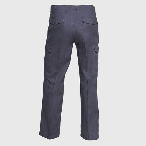 Pantalon Gabardina Cargo Algodon Gris 48