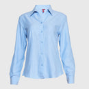 Blusa Oxf Manga Larga 60/40 Celeste S
