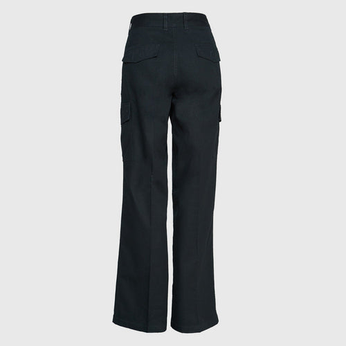 Pantalon Gabardina Algodon Mujer Gris 42