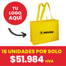 Bolsa Reutilizable Horizontal Amarillo (Impresion full color)