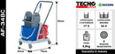 Carro Estrujador De 34 L Doble Deposito Soin