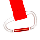 Llavero-Lanyard Mosqueton (Rojo, Impresion Un Color)