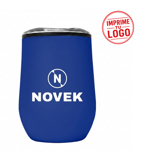 Mug Metalico/Plastico «Synna» 350Cc (Azul, Impresion Un Color)