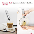 Espumador Y Batidor Usb Inox Dual Milk