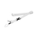 Lanyard Premium Texturado (Blanco, Impresion Un Color)