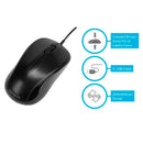 Mouse Usb Optical Laptop Negro