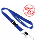 Lanyard Porta-Credencial (Azulino, Impresion Un Color+)