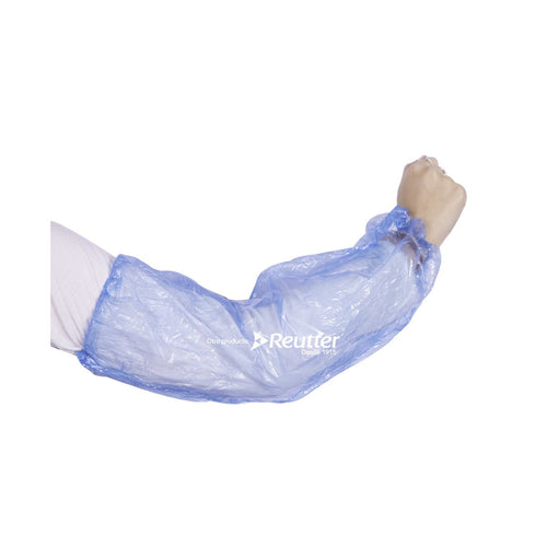 Manguilla Desechable Azul (100 Un)