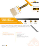 BROCHA INDUSTRIAL PARA TECHO 125MM/5