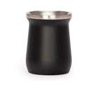 Vaso Termico Metalico Mate 300Ml. Con Bombilla Negro (Impresion Full Color)