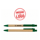 Boligrafo Ecologico ( Verde, Impresion Un Color)
