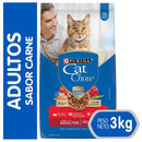 Comida para gato. Alimento para Gato Adulto Carne 3 kg