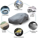 Cubre Auto Talla L Gris