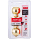 Cerradura dormitorio bola bronce pulido fx
