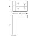 Pata Lance Abs 120Mm Cromo Brillo