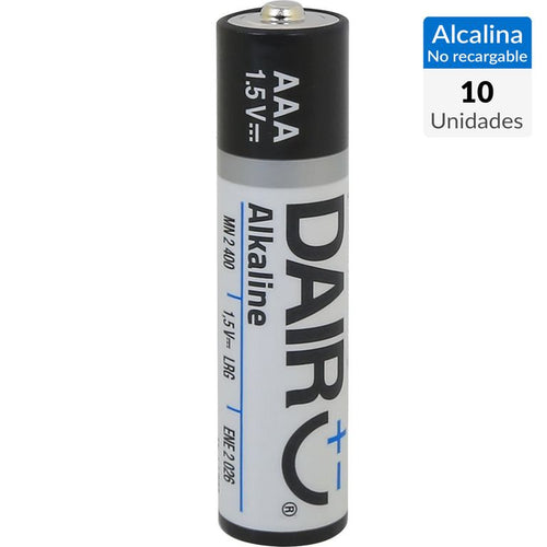 Pack De 10 Pilas Alcalinas Aaa 1.5V