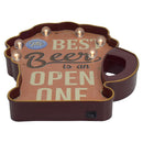 Letrero Led Cerveza Beige 29x5 cm