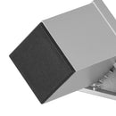 Pata cuadrada abs aluminio mate 40x60 mm
