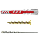 Kit TV de Tarugo DuoPower 8x65mm + Tornillo 5x70mm 4 unidades