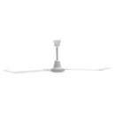 Ventilador de Techo Metal Blanco 3 Aspas con Interruptor a la Pared