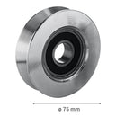 Rueda Para Porton Al Piso 75 Mm Accesorios Repuestos Duraderos