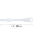 Barra extensible 140 a 260 cm aluminio