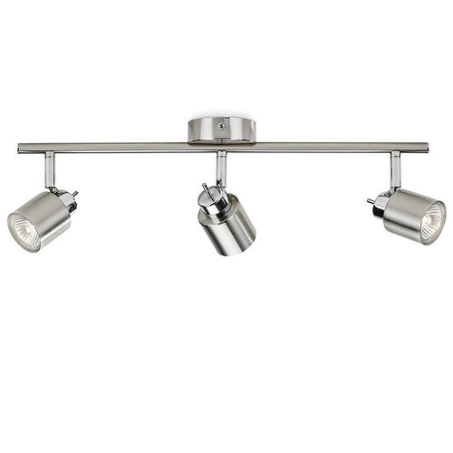 Barra Led Meranti 3 Luces Metal Gris