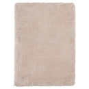Alfombra Shaggy 60x115 cm Poliester Beige