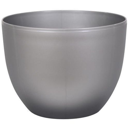Macetero Siena de Plastico 40x40 cm Plata