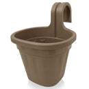 Jardinera para Baranda de Polipropileno 21x25 cm Taupe