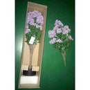 Planta Artificial Flor 98 Cm Morado; Verde