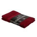 Set De Toallas Mano/Cuerpo 360 Gr Algodon 70X140 Cm Rojo