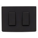 Interruptor doble 9/15 s33 Noir