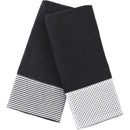 Set De Toallas Visita 380 Gr Algodon 30X50 Cm Negro