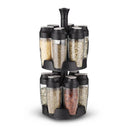 Set De 12 Especieros 90 Ml Just Home Collection Negro