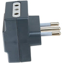 Enchufe Triple Estandar Negro