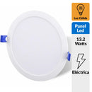 Panel Led Empotrado Circular Blanco 12W Luz Calida