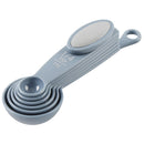 Set 6 Cucharas Medidora Plastico Azul