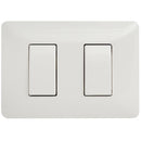 Interruptor doble 9/15 16 A Matix Blanco